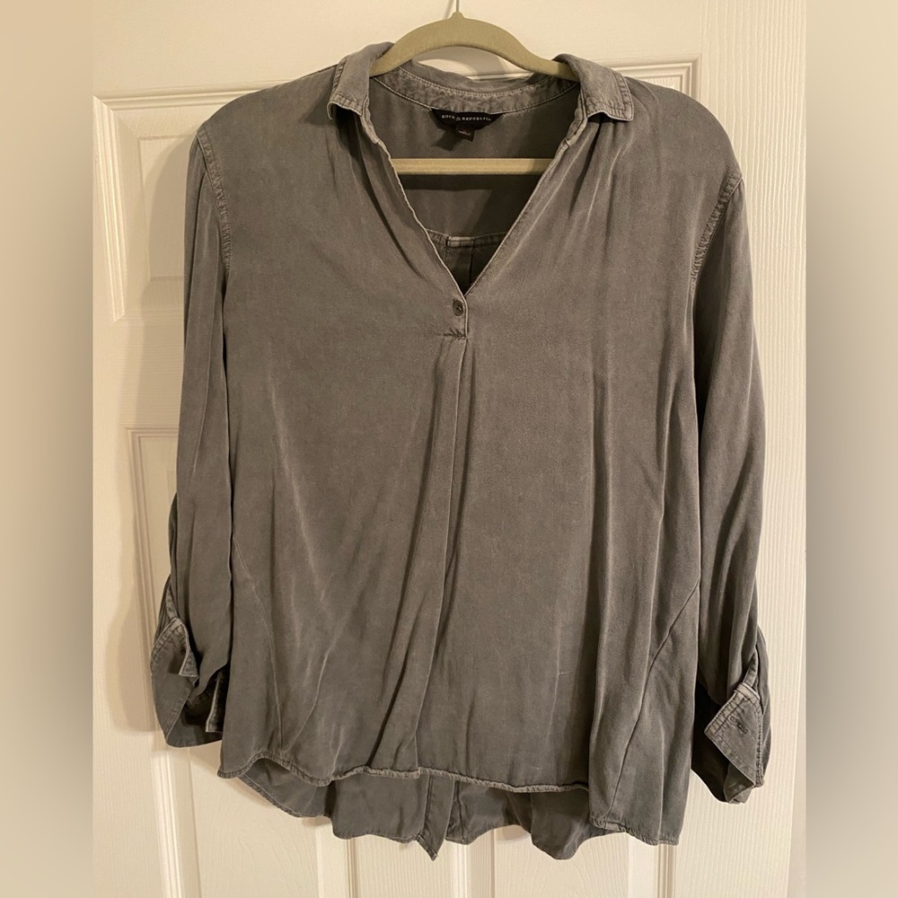 Charcoal blouse